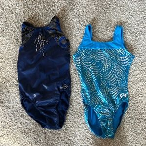 2pack. Size child medium. Gymnatics leotard.